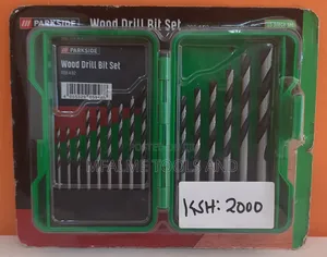 Wood Drill Bit Set New High STD Carbon Steel Longlife Ex-Uk