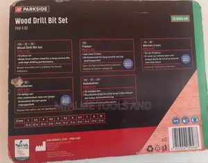 Wood Drill Bit Set New High STD Carbon Steel Longlife Ex-Uk