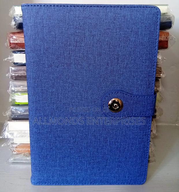 A5 Notebook 25-177 Blue and Brown - main view