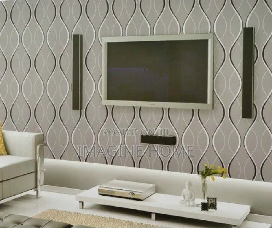 Floral Wallpaper Wall Decoration on the Office or Home