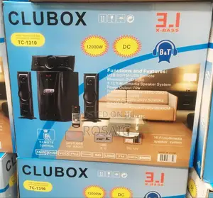 3.1ch Clubox Woofer System With Remote Control
