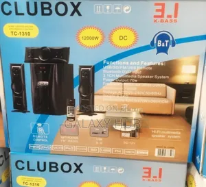 3.1ch Clubox 12000 Watts Home Theater Woofer System