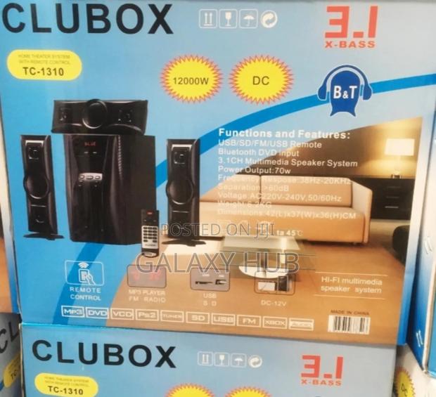 3.1ch Clubox 12000 Watts Home Theater Woofer System