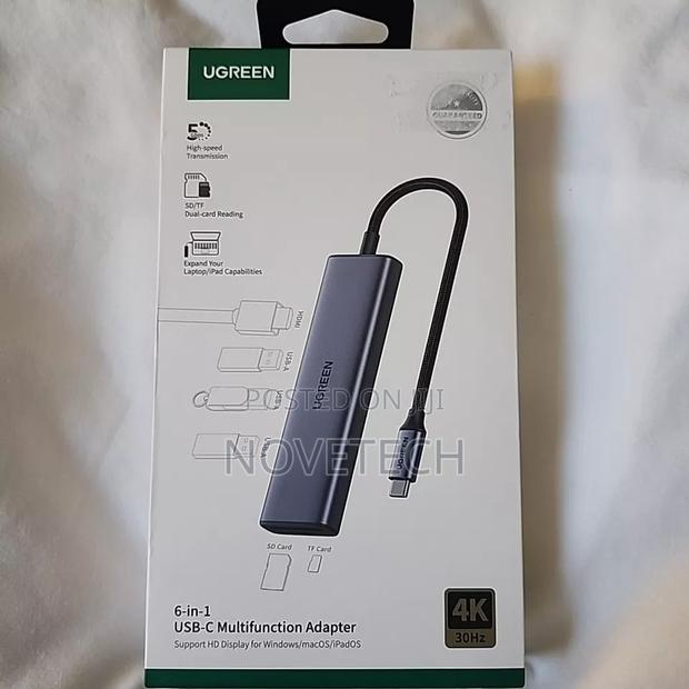 Ugreen 6 in 1 USB-C Multifunction Adapter - New - main view