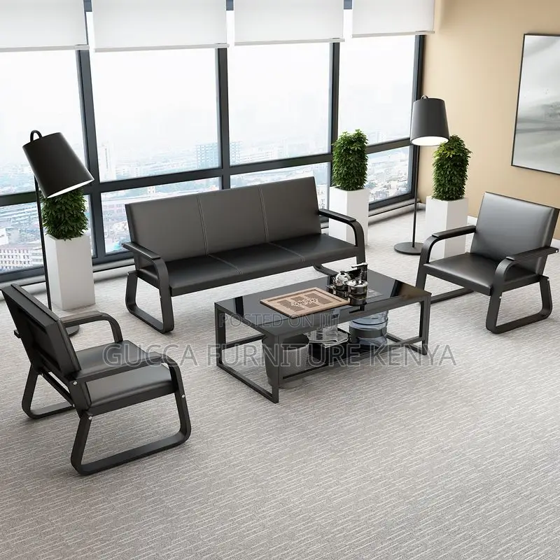Sofas: Office 5-Seater Modular Executive Reception Sofa