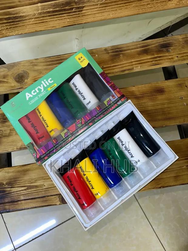 Liquid 75ml Acrylic Paint» Acrylic Paint Set - main view