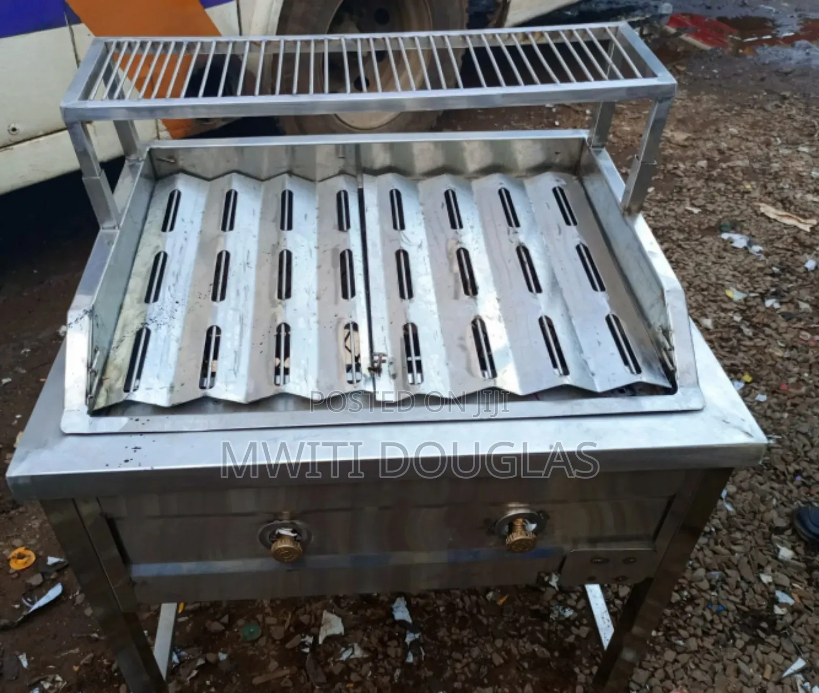 Double Layers Stainless Nyama Choma Grill