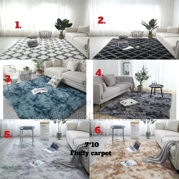 7*10 Fluffy Patched Carpet