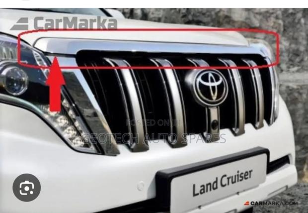 Toyota Land Cruiser Prado Fj150 Bonnet Chrome Moulding