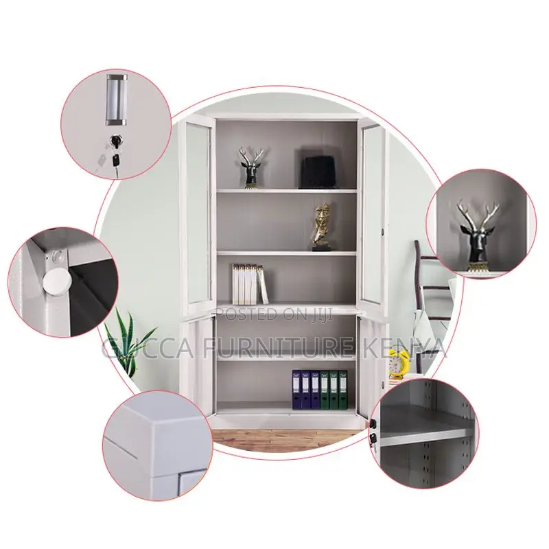 Cabinets:2-Door Storage Cabinet With Alterable Shelves