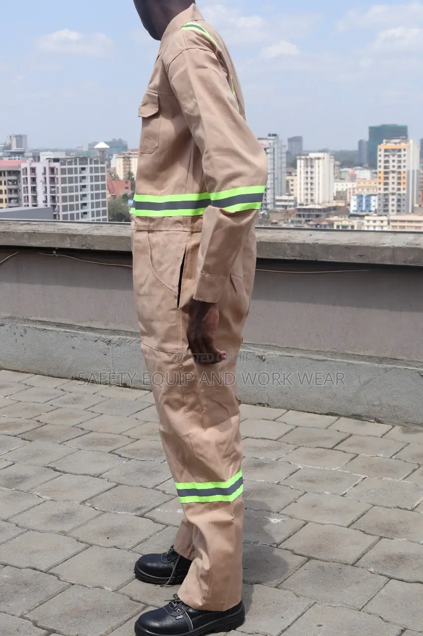 Overall Beige With Button Enclosure