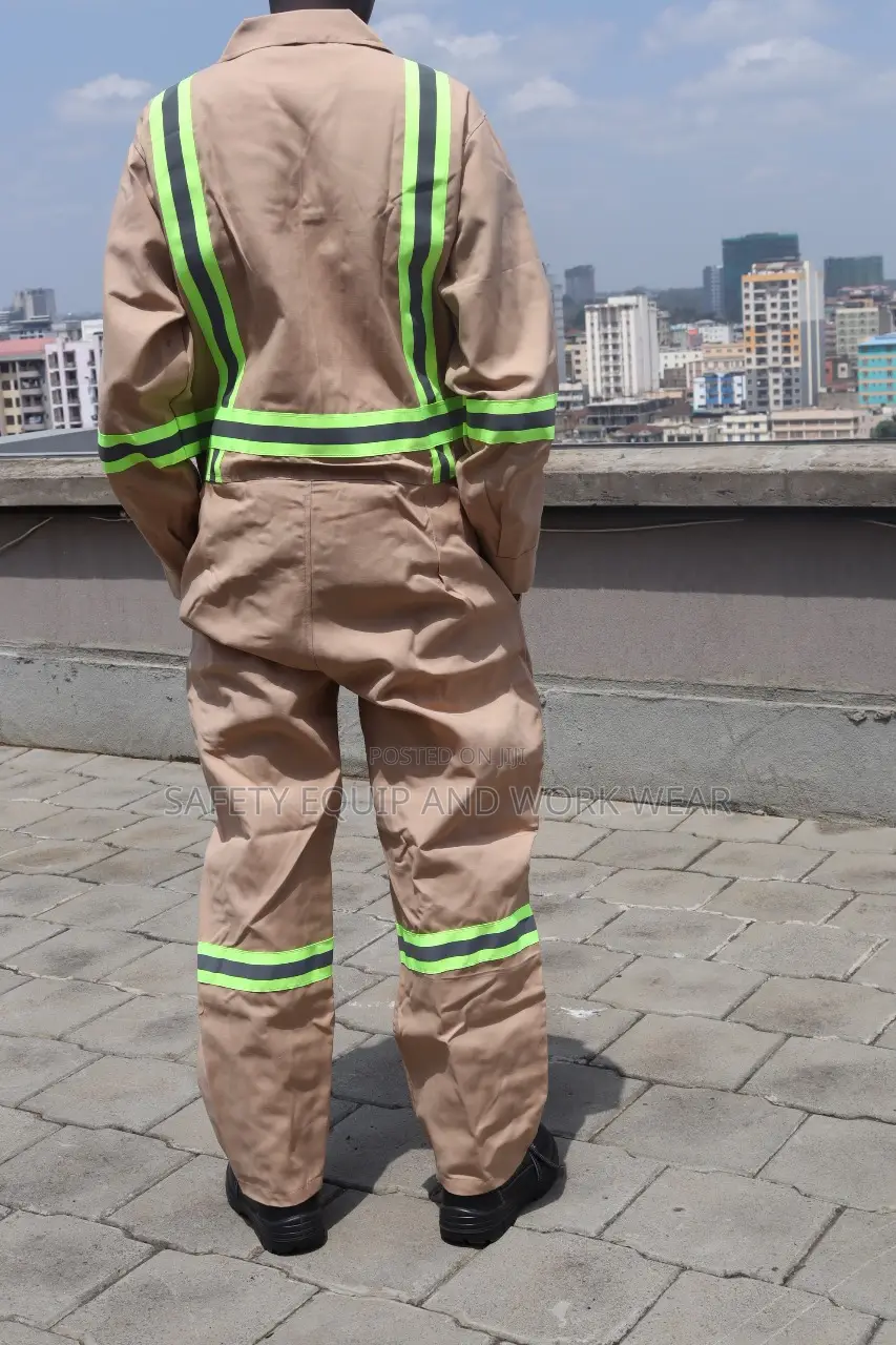 Overall Beige With Button Enclosure