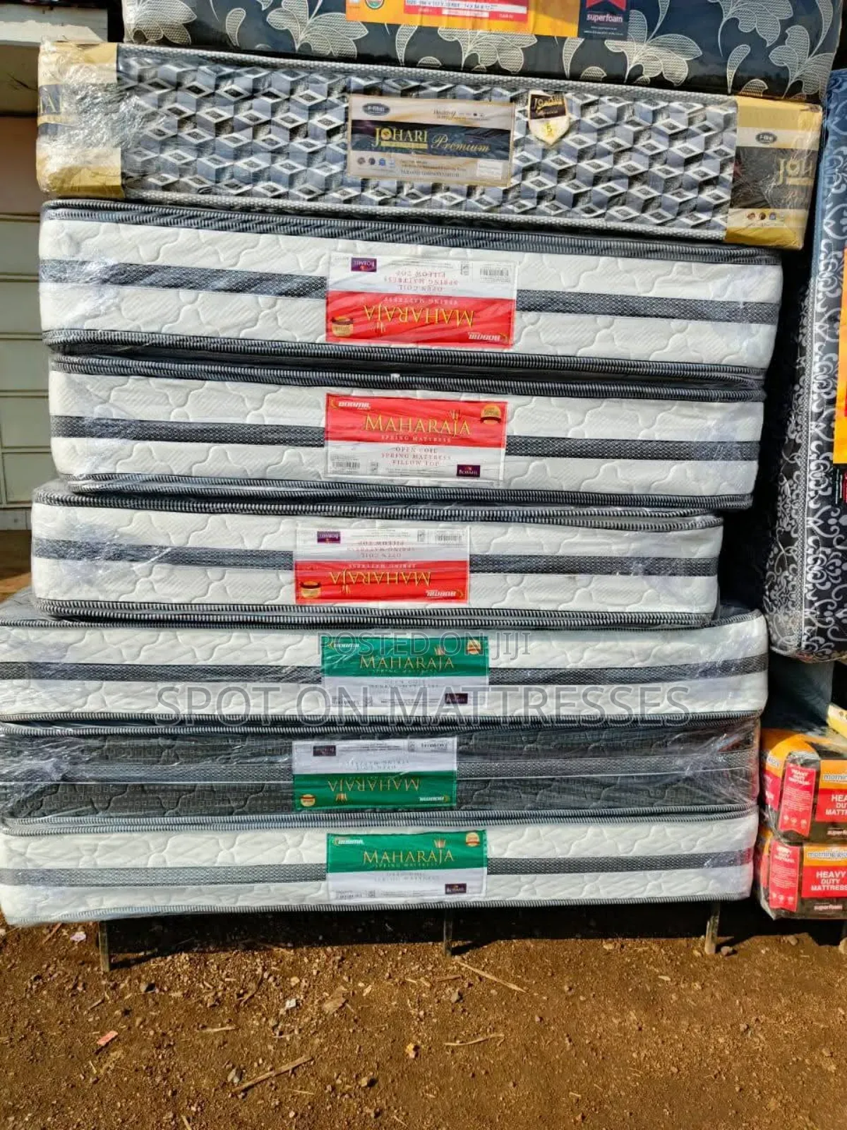 5by6 Pillow Top Quality Bobmil Open Coil Spring Mattresses.