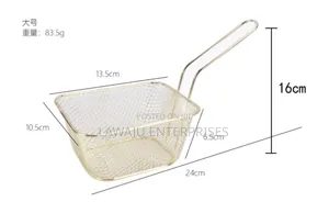 Golden Stainless Steel Fries Basket