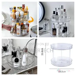 Acrylic Rotating Organizer 2 Layers