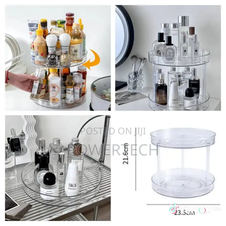 Acrylic Rotating Organizer 2 Layers
