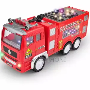 Flashing Lights Fire Truck Toy for Children