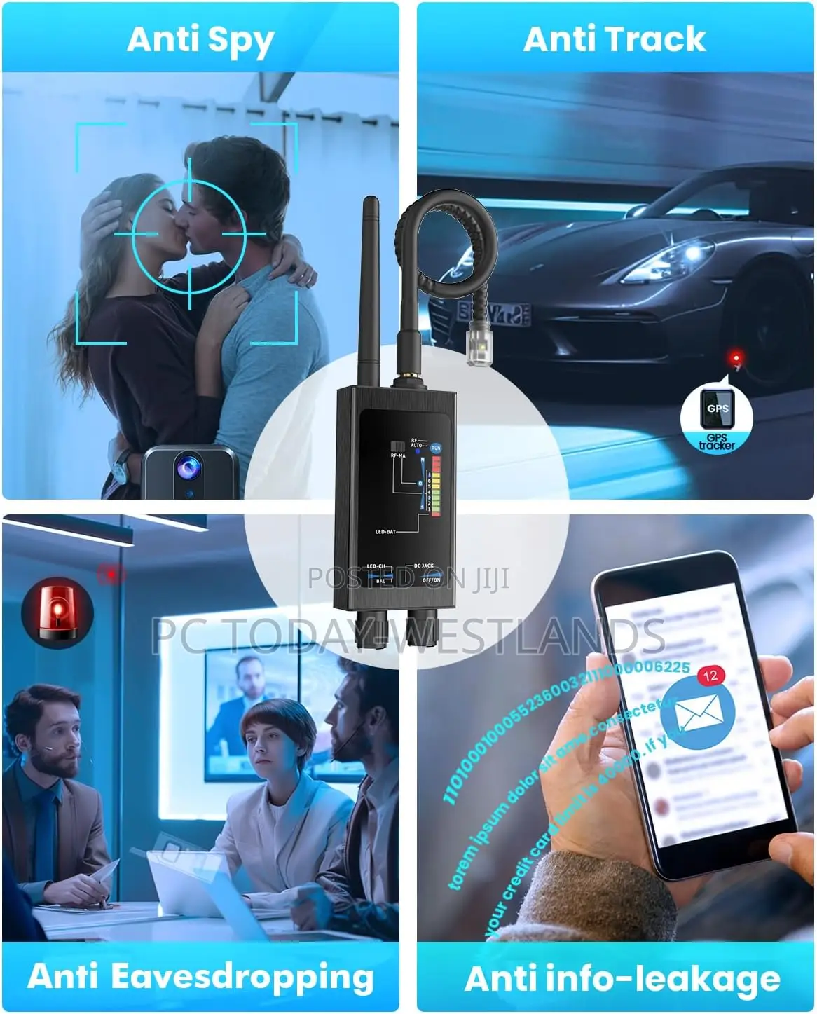 Hidden Camera Detectors, Anti Spy Camera Finder Hidden Bug