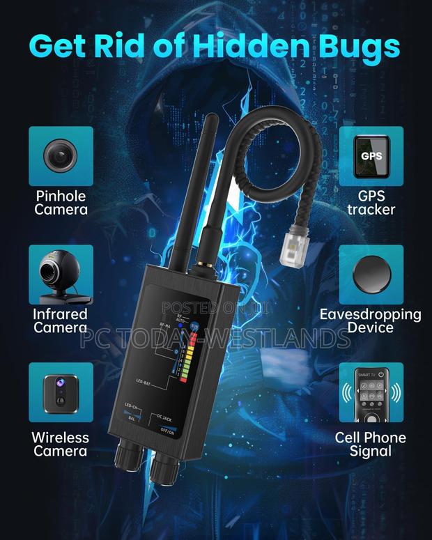 Hidden Camera Detectors, Anti Spy Camera Finder Hidden Bug - thumbnail 4