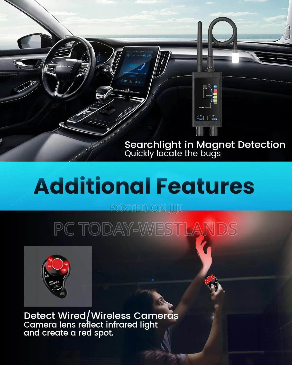 Hidden Camera Detectors, Anti Spy Camera Finder Hidden Bug