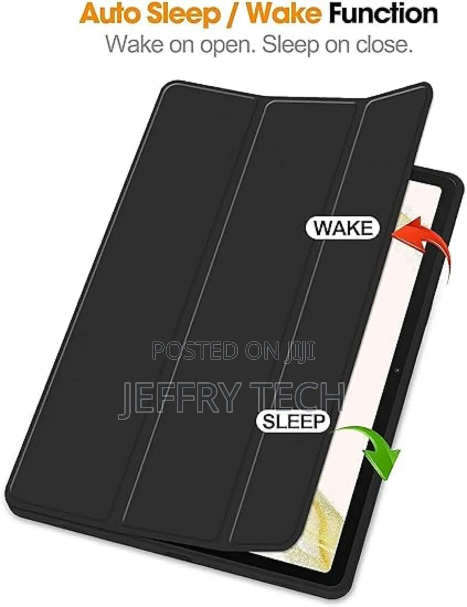 Smart Flip Cover for Redmi Pad Pro 12.1 Inch -Black