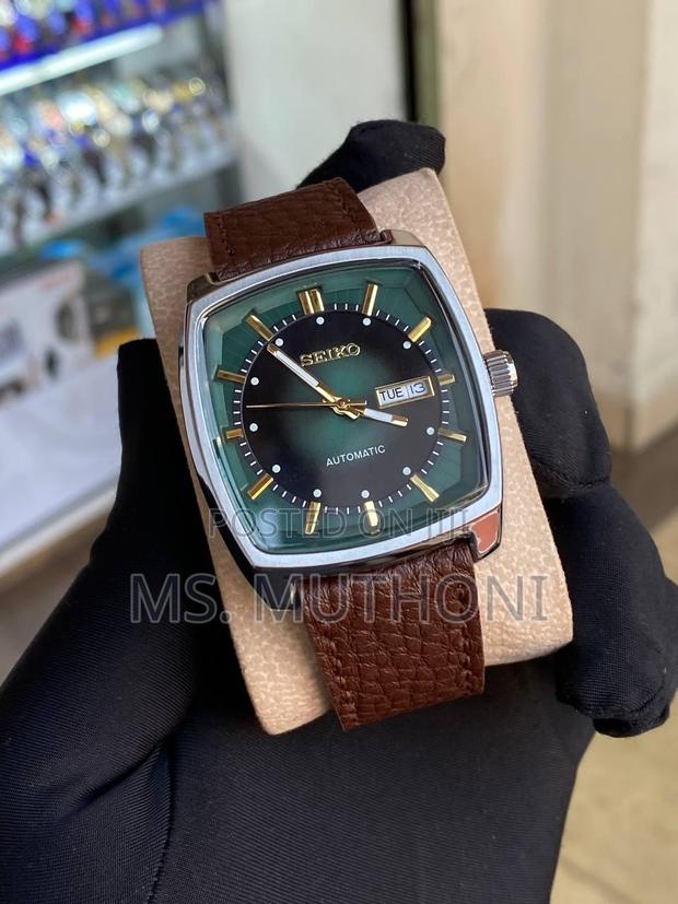 Seiko Leather Automatic Watch - thumbnail 3