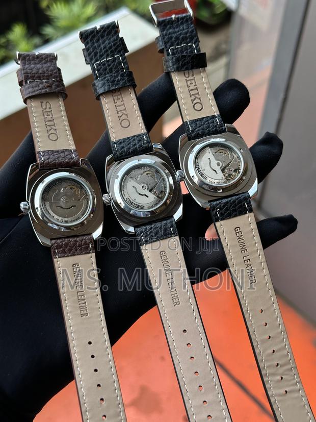 Seiko Leather Automatic Watch - thumbnail 5