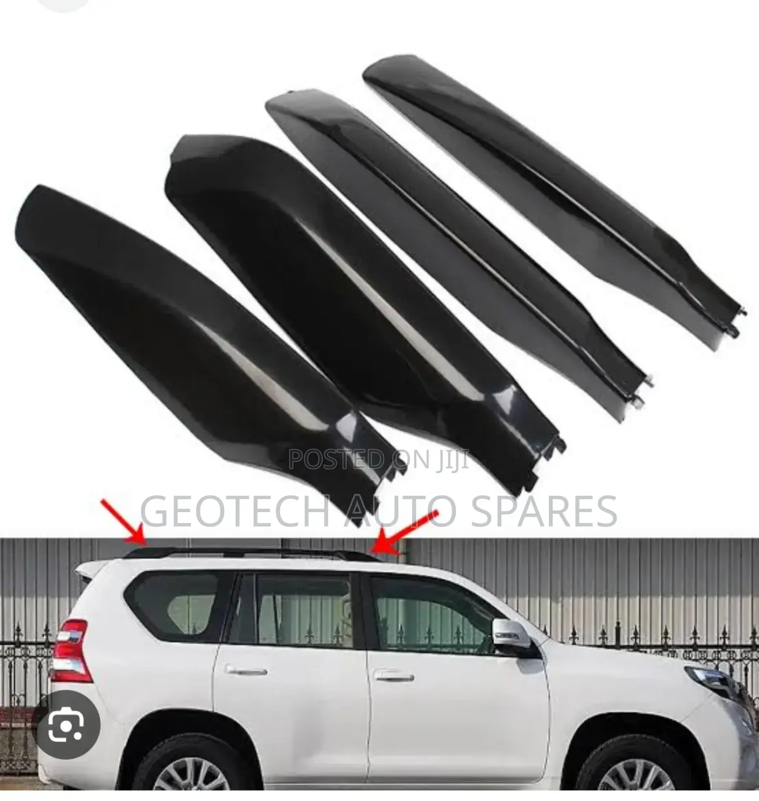 Toyota Prado Land Cruiser Fj150 Original Roof Rack Covers