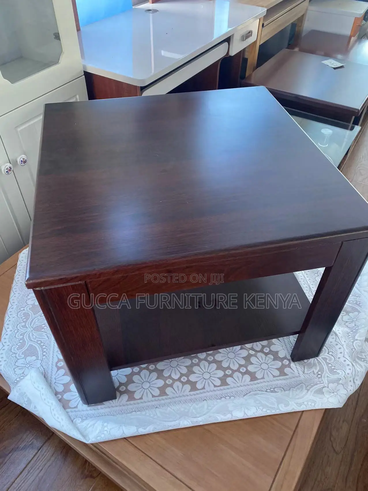 Coffee Tables: Office Casual Executive Mahogany Coffee Table