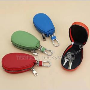 Leather Keyholder/Key Pouch/Key Chain - thumbnail 2