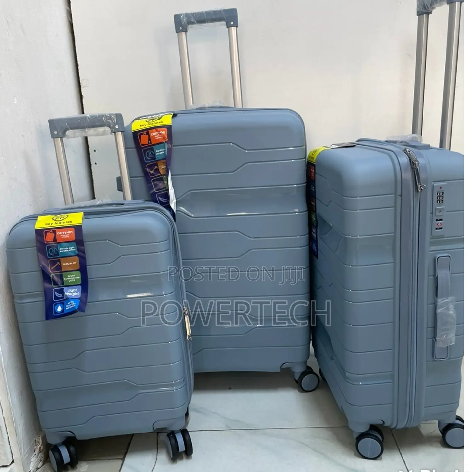 Unbreakable Rubber Suitcase 3-in-1 Suitcase Set*