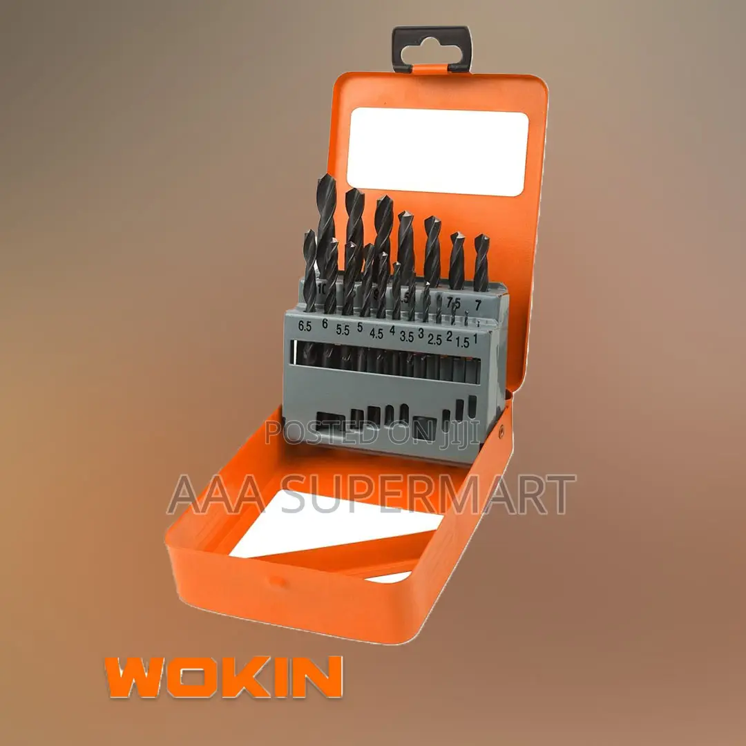 Wokin 751019 19pcs HSS Twist Drill Bits Set