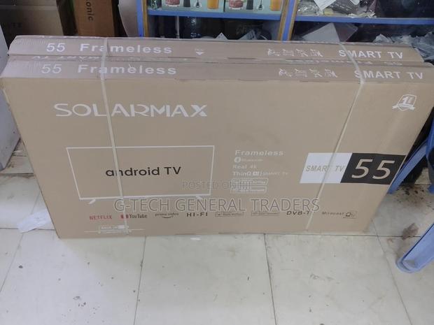 Solarmax 55inch Smart Android, Youtube, Netflix,Free Channel - thumbnail 2