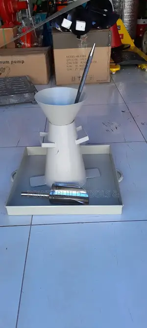 Slump Cone Test Apparatus for Testing Fresh Concrete