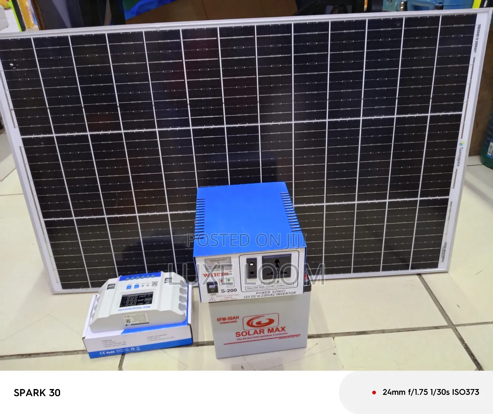 100watts Solar Full Kit System