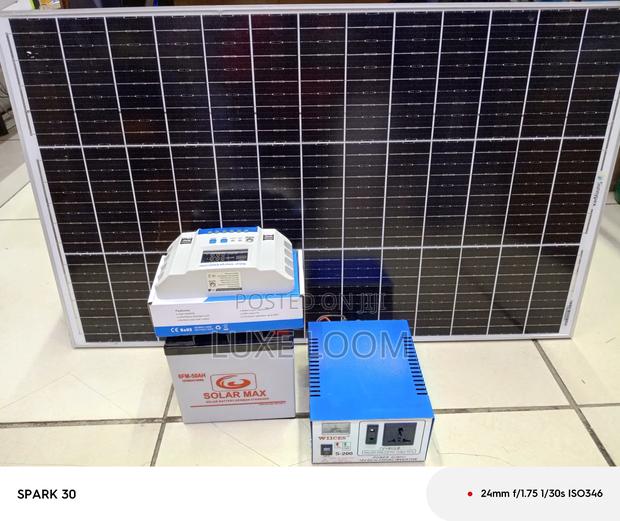 Lightning Full Solar Kit System 100watts