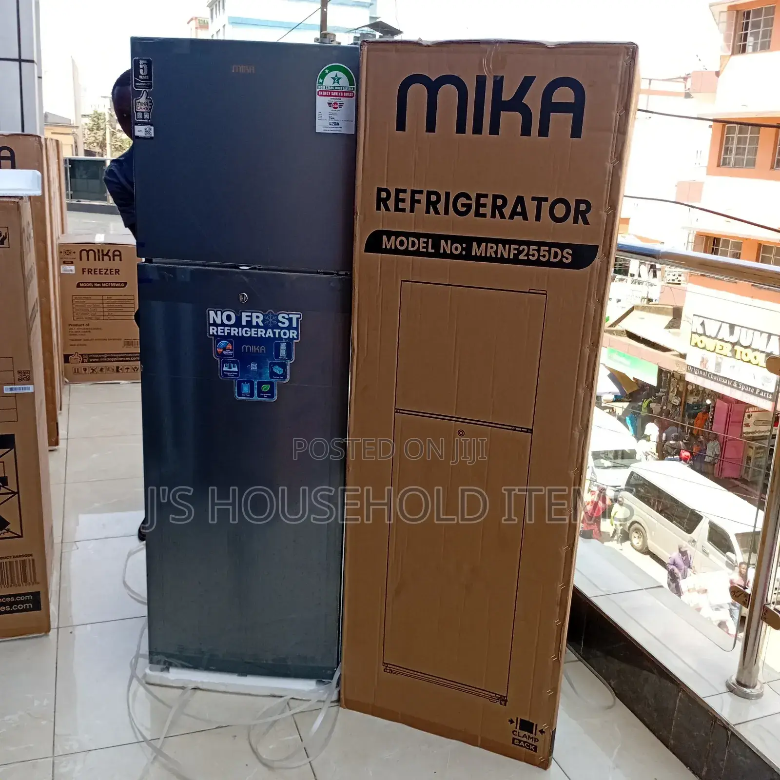 255l Mika No Frost Double Door Fridge