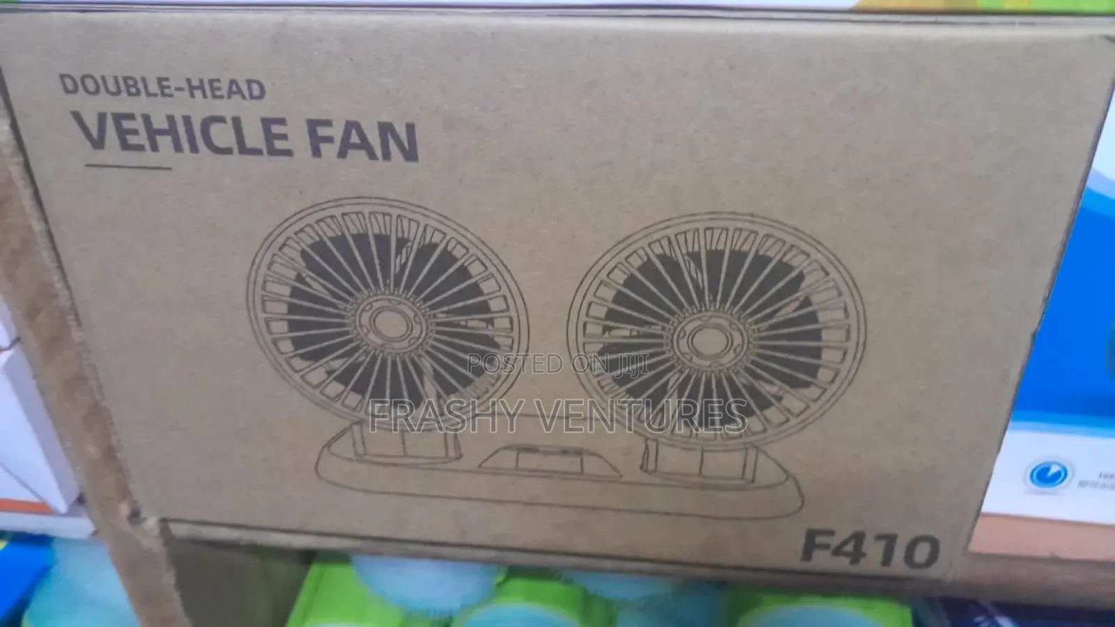 Dual Head Car Fan