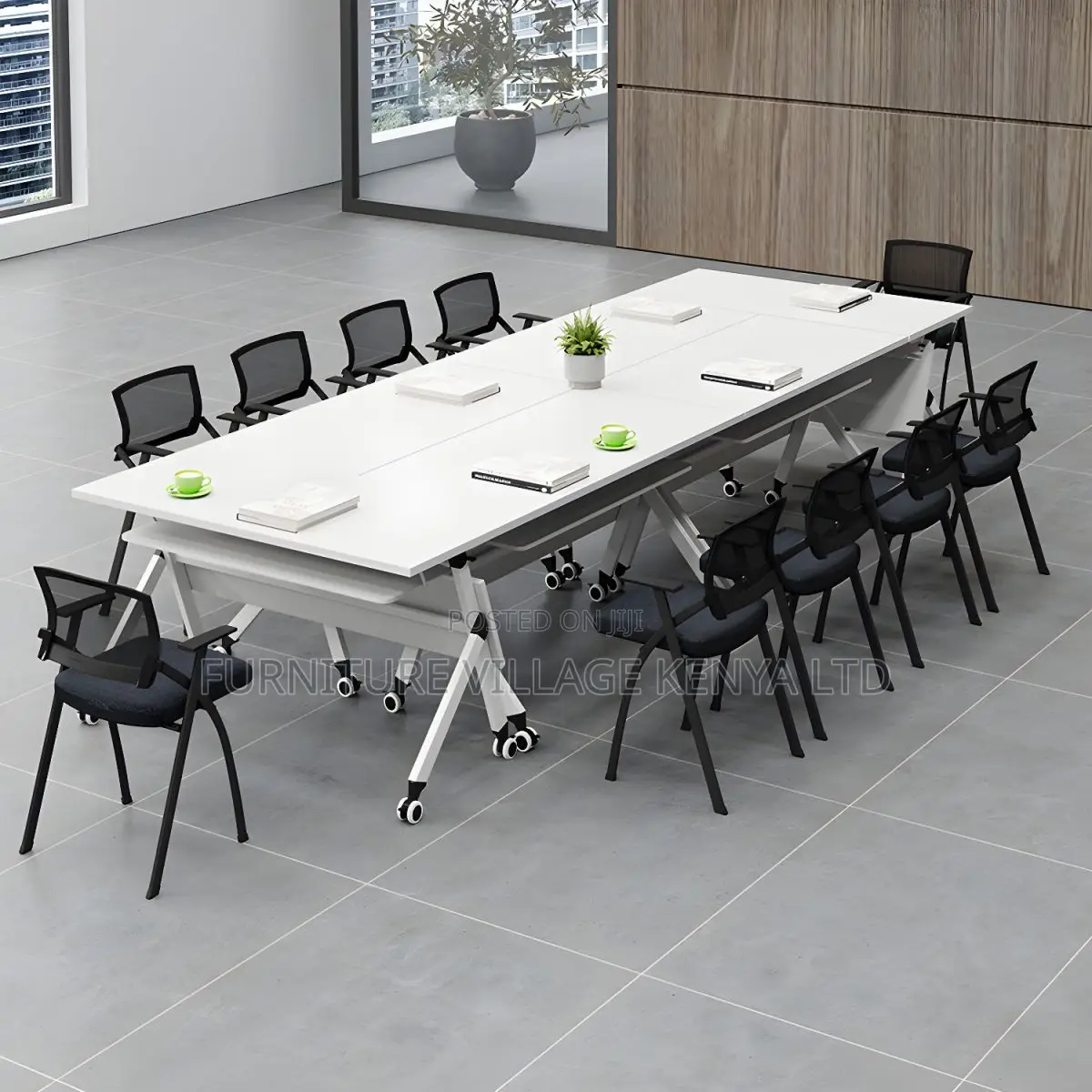 Office Table: Wooden Contemporary Office Table