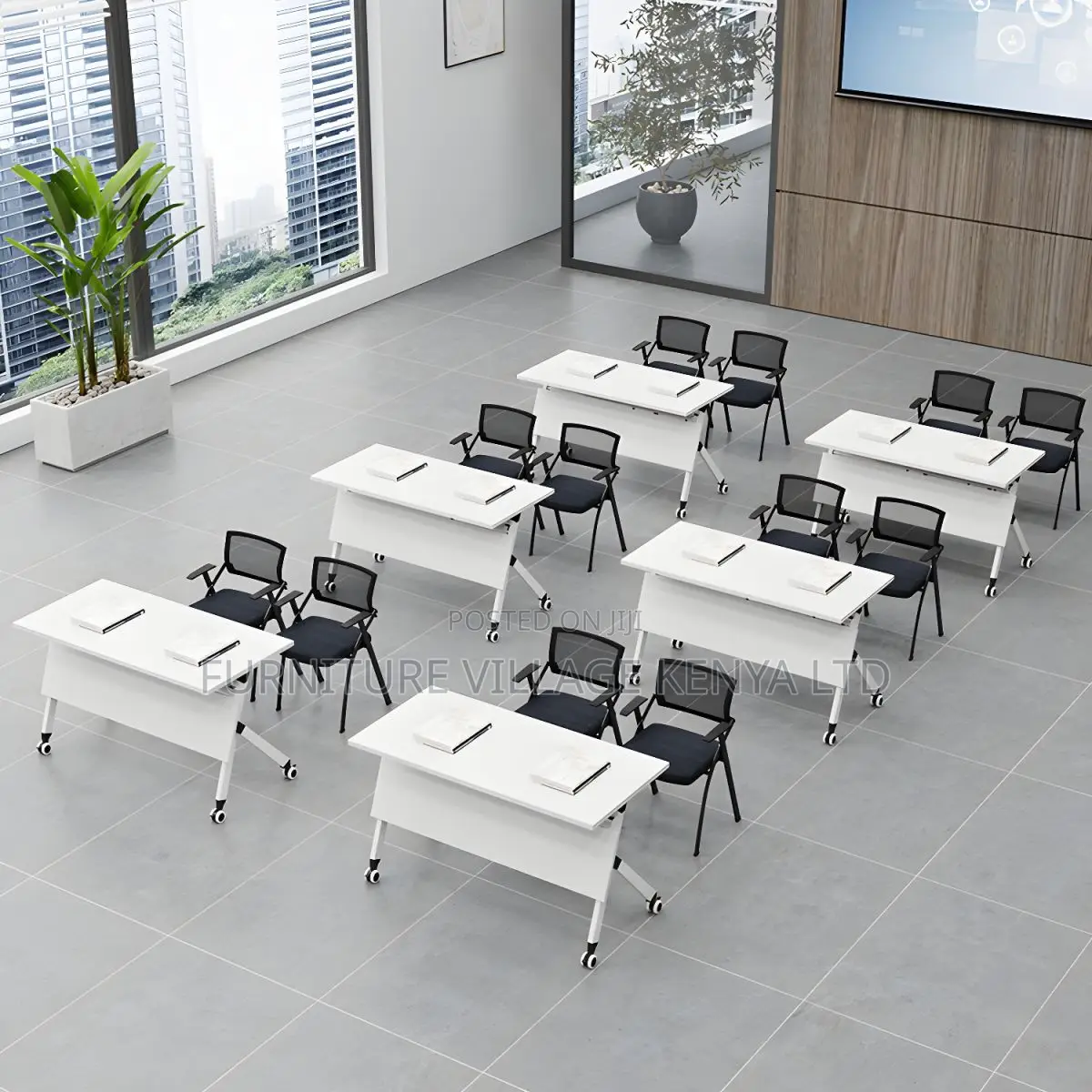 Office Table: Wooden Contemporary Office Table
