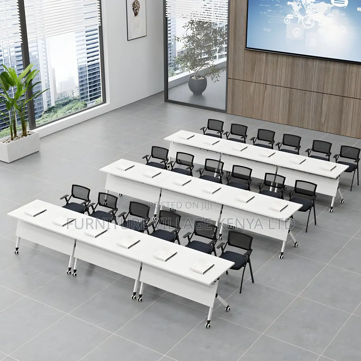Office Table: Wooden Contemporary Office Table