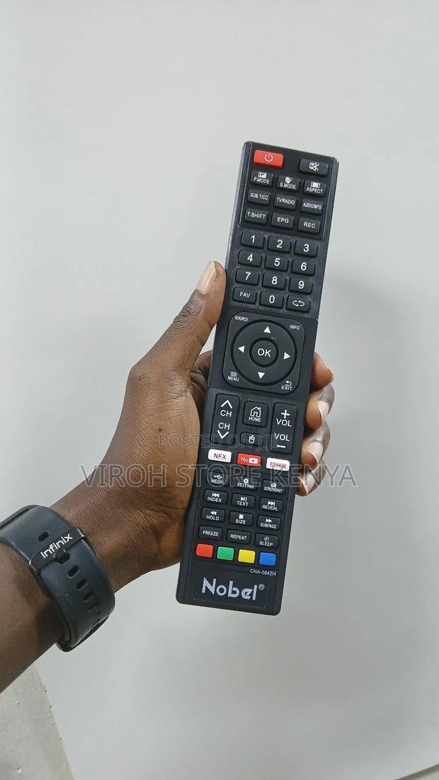 Nobel Smart Tv Remote Control + Batteries