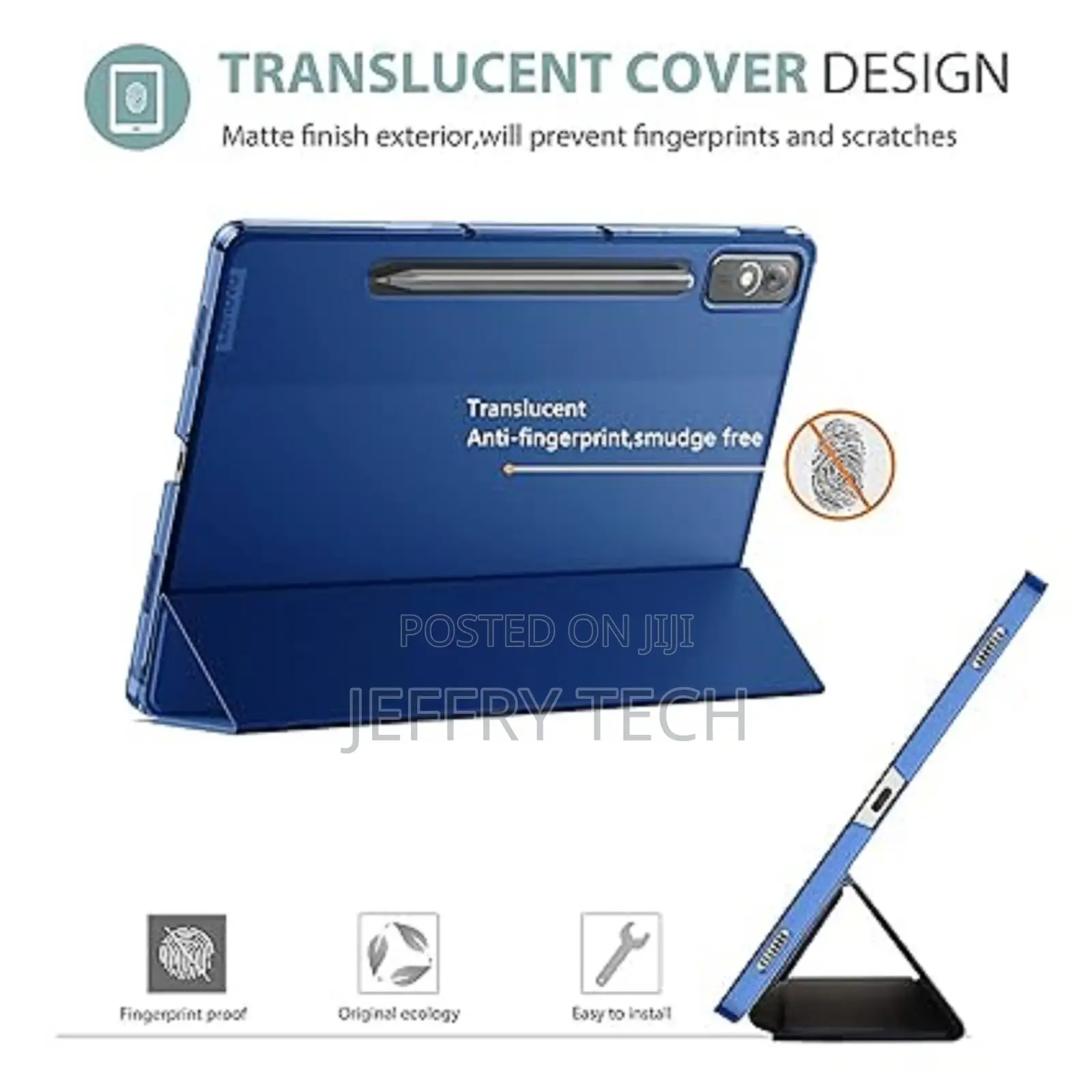 Lenovo Tab P12 12.7 Inch Case, Smart Flip Case