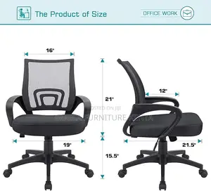 Office Chairs: Ergonomic Clerical Mesh Executive Chair