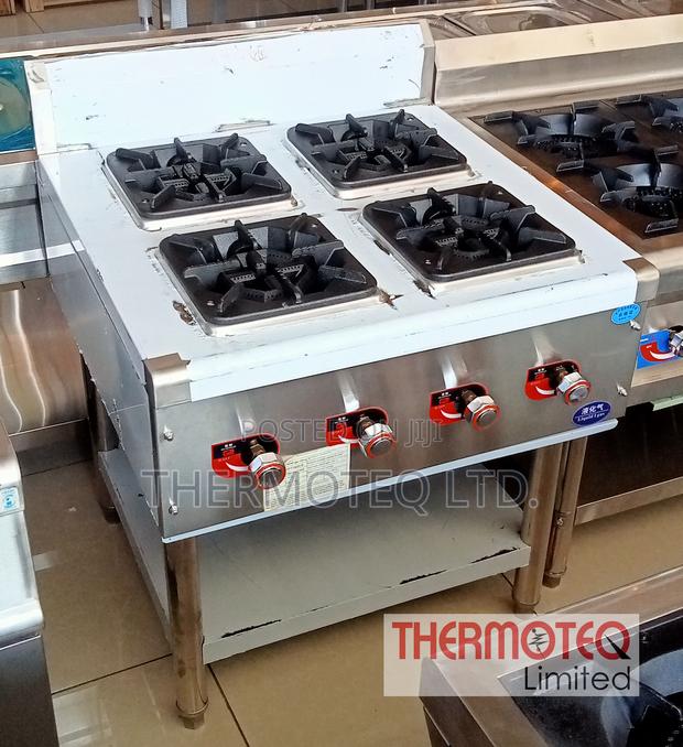 4 Burner / 4 Head Gas Cookers (High Pressure / Commercial)