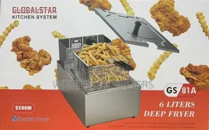 6 Litres Globalstar Single Deep Fryer