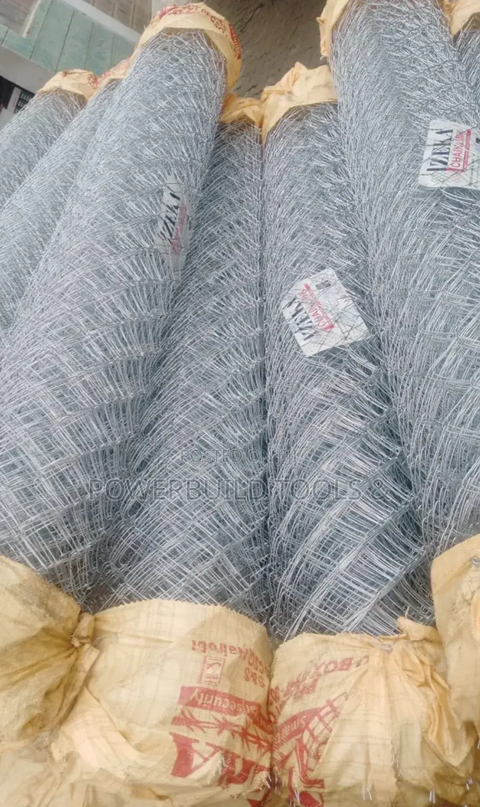 4feet Galvanised Chainlink Fencing Wire 18metres