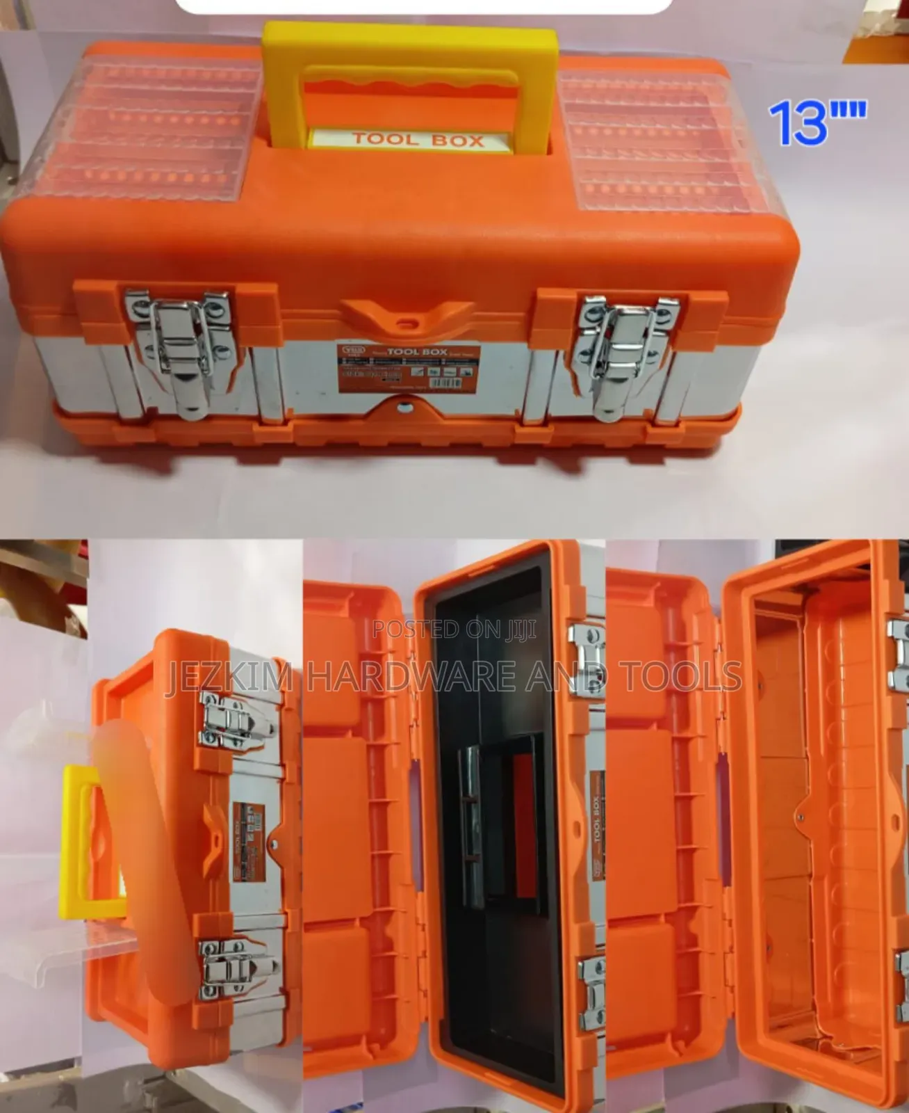 Tool Box Metalic Centre Empty 13"