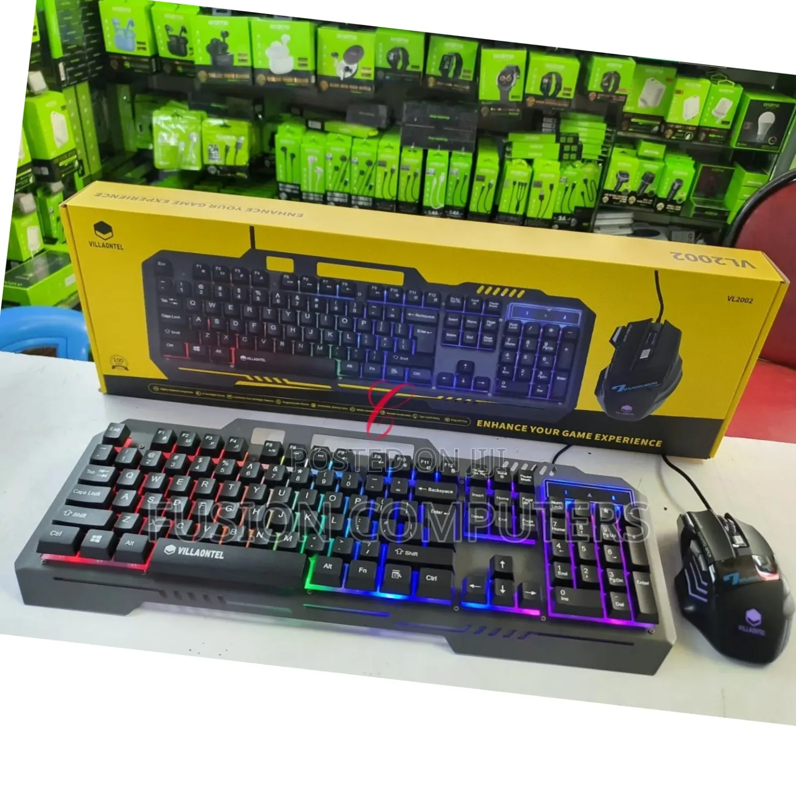 Villaon VL2002 Wired Gaming Combo, Keyboard With Mouse