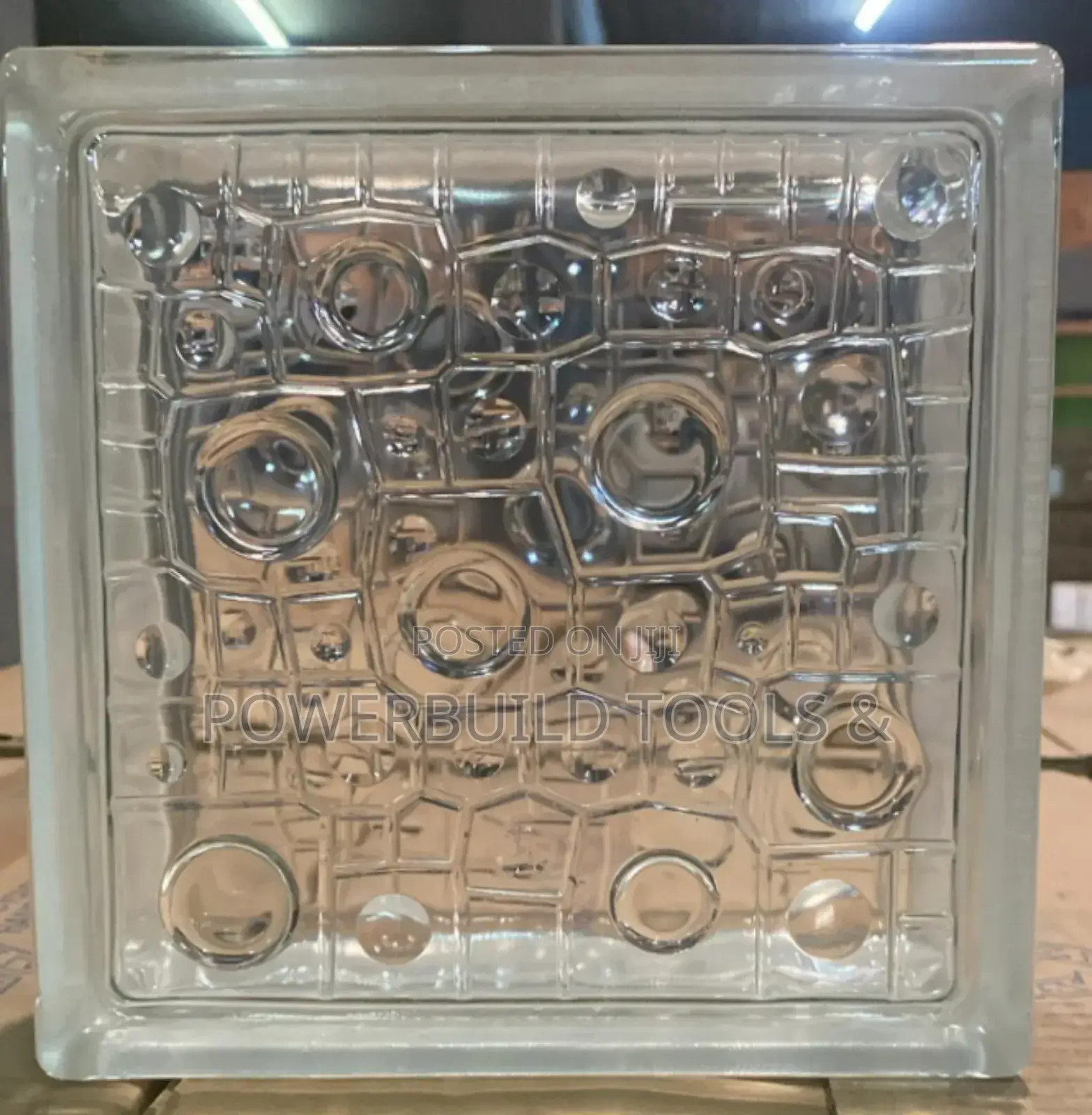 Clear Glass Blocks (190×190×80mm)